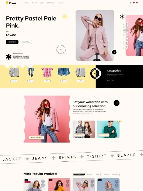 Online store web design. Ecommerce web design